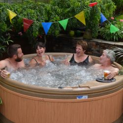 RotoSpa Quatro spa 5-6 person hot tub spa Large with jets hard shell Manufactured in the UK